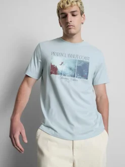 Camiseta con estampado gráfico «Amalfi Coast»