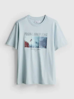 Camiseta con estampado gráfico «Amalfi Coast»