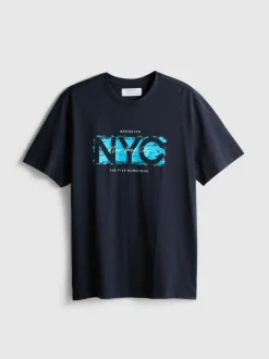Camiseta con estampado gráfico «NYC»