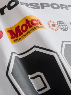 Camiseta con estampado gráfico «Motorsport»