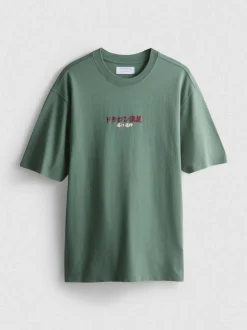 Camiseta con estampado gráfico de dragón