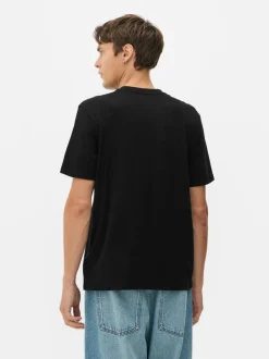Camiseta con estampado gráfico de ángel