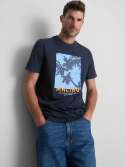 Camiseta con gráfico de Malibú