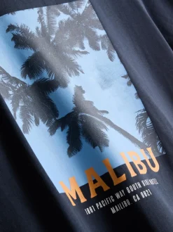 Camiseta con gráfico de Malibú