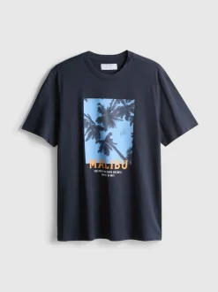 Camiseta con gráfico de Malibú