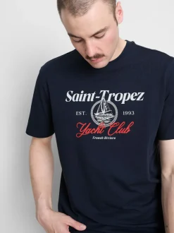 Camiseta con gráfico «Yacht Club»