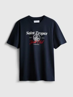 Camiseta con gráfico «Yacht Club»