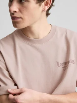 Camiseta con mensaje «Los Angeles»