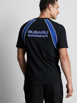 Camiseta con panel Subaru