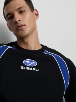 Camiseta con panel Subaru