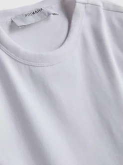 Camiseta corta clásica con mucho algodón