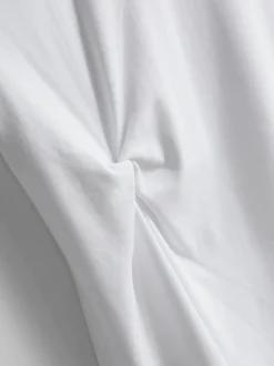 Camiseta de algodón con detalle retorcido
