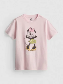 Camiseta de algodón de Minnie Mouse de Disney