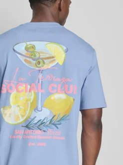 Camiseta de algodón puro «Social Club»