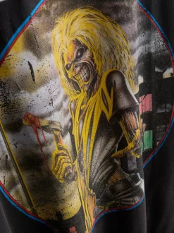 Camiseta de algodón sin mangas de Iron Maiden