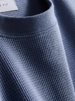 Camiseta de corte cuadrado con textura