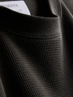 Camiseta de corte cuadrado con textura