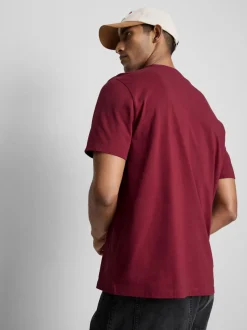 Camiseta de corte recto de algodón puro