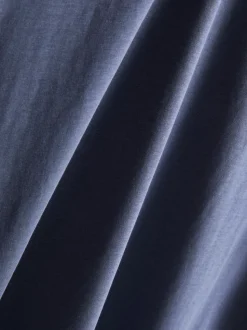 Camiseta de corte recto de algodón puro
