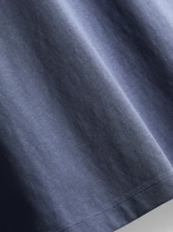 Camiseta de corte recto de algodón puro