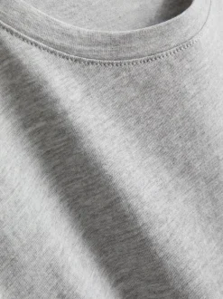 Camiseta de cuello redondo con mucho algodón