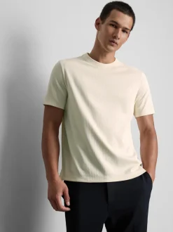 Camiseta de cuello redondo de canalé de The Edit