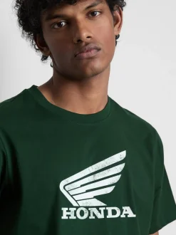 Camiseta de manga corta con el logotipo de Honda