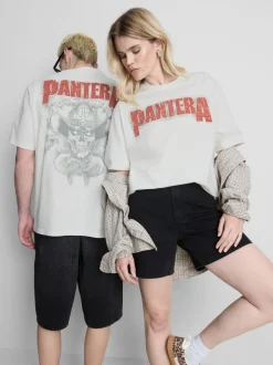 Camiseta de manga corta con gráfico de Pantera