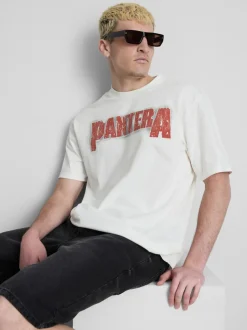 Camiseta de manga corta con gráfico de Pantera