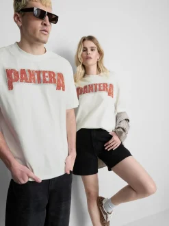 Camiseta de manga corta con gráfico de Pantera