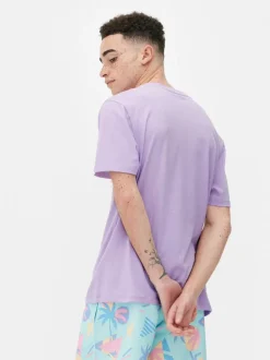 Camiseta de manga corta y cuello redondo
