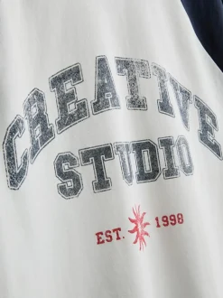 Camiseta de manga raglán «Creative Studio»
