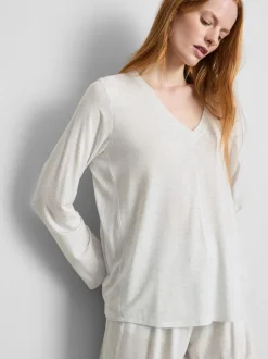 Camiseta de pijama en mezcla de modal