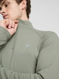 Camiseta deportiva con cremallera de 1/4