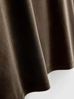 Camiseta de punto con cuello anudado