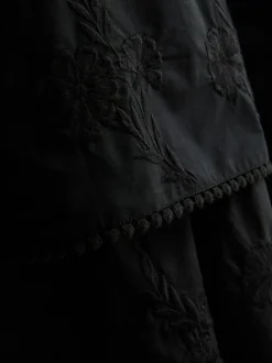 Camiseta de tirantes de algodón con bajo tipo pañuelo