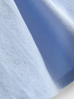 Camiseta de tirantes de pointelle con mucho algodón