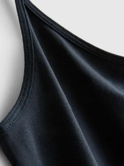 Camiseta de tirantes elástica con algodón