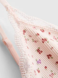 Camiseta de tirantes sin costuras estampada
