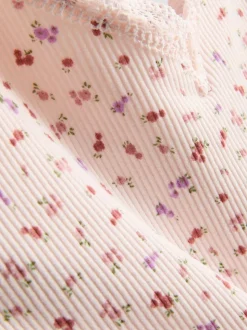 Camiseta de tirantes sin costuras estampada