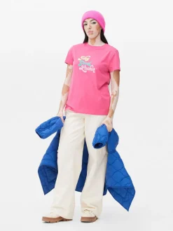 Camiseta estampada con mensaje