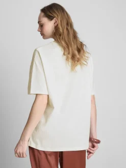 Camiseta extragrande de algodón con cóctel
