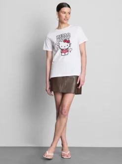 Camiseta gráfica de algodón de Hello Kitty
