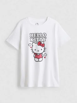 Camiseta gráfica de algodón de Hello Kitty