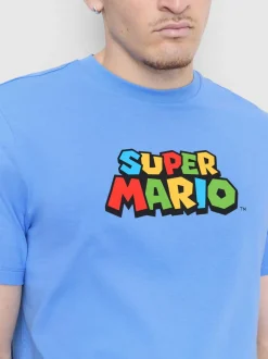 Camiseta gráfica de algodón de Super Mario
