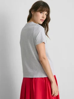Camiseta gráfica de algodón puro