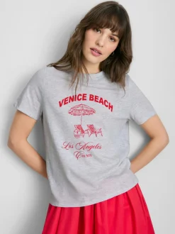 Camiseta gráfica de algodón puro