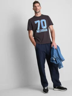 Camiseta gráfica de algodón puro «Michigan»