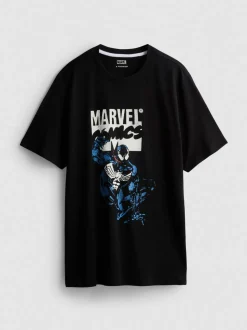 Camiseta gráfica de algodón puro de Venom de Marvel
