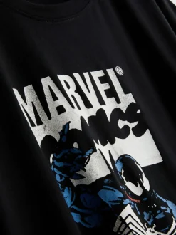Camiseta gráfica de algodón puro de Venom de Marvel